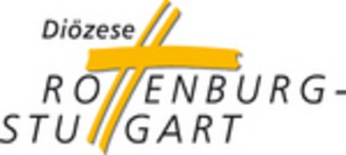 www.drs.de Ein Logo der Diözese Rottenburg-Stuttgart. Es zeigt einen stilisierten, gelben Kreuzsymbol über dem Schriftzug "Diözese" und dem Text "ROTTENBURG-STUTTGART" in einer modernen Schriftart.