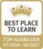 Zertifiziert als Best Place To Learn (Top-Ausbilder)
